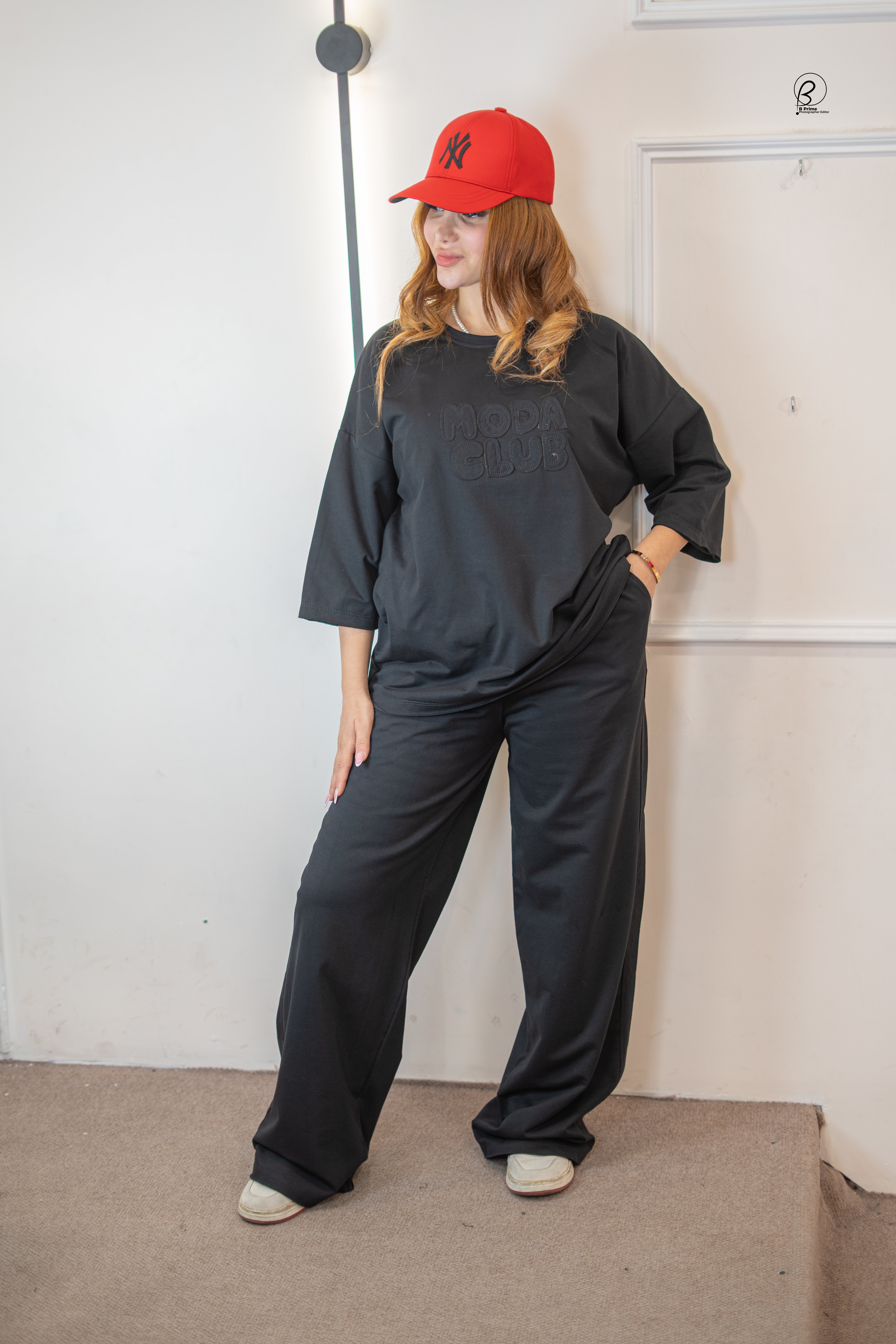 ست زنانه قواره دار طرح مدا کلاب