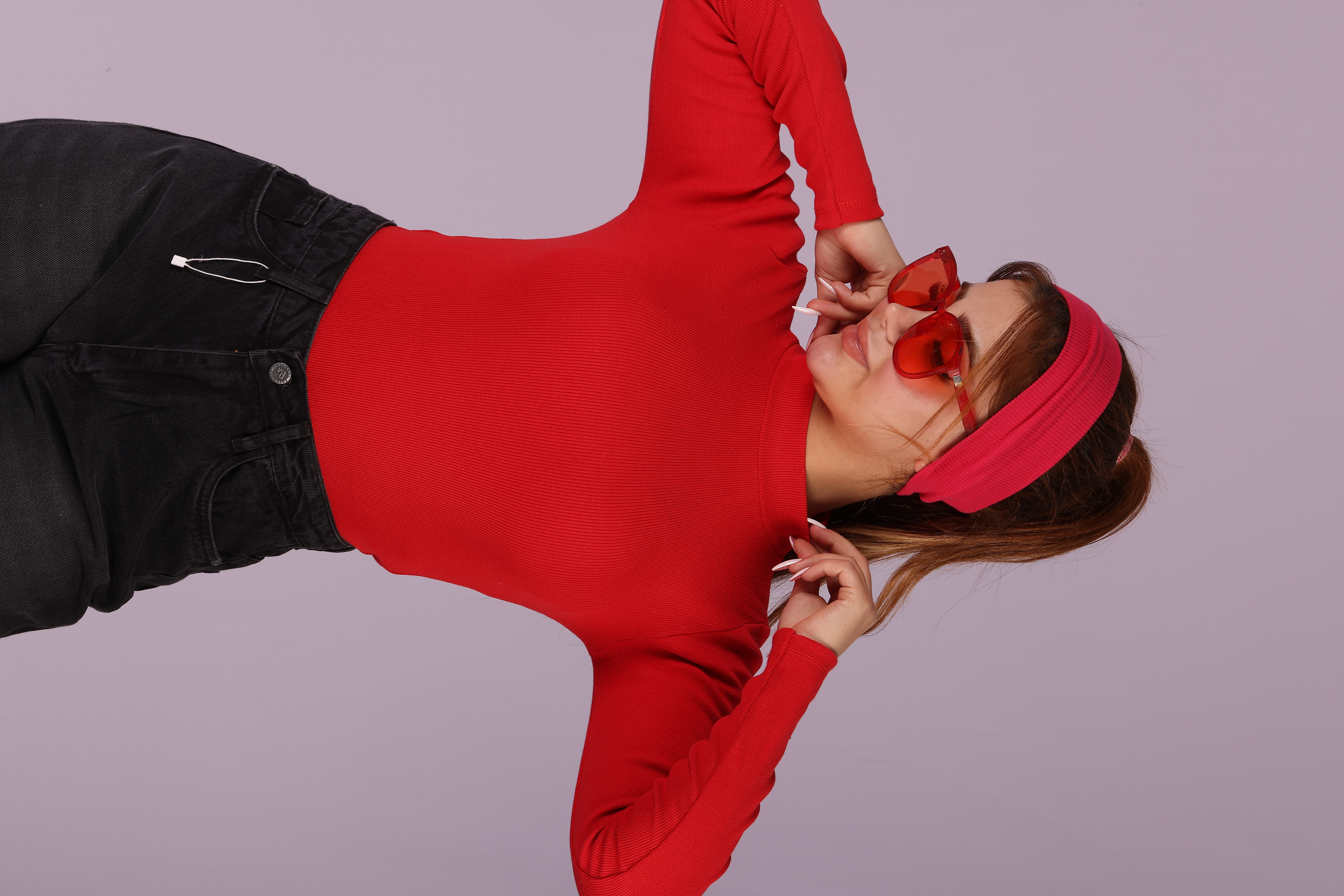 بادی زنانه کبریتی یقه ایستاده